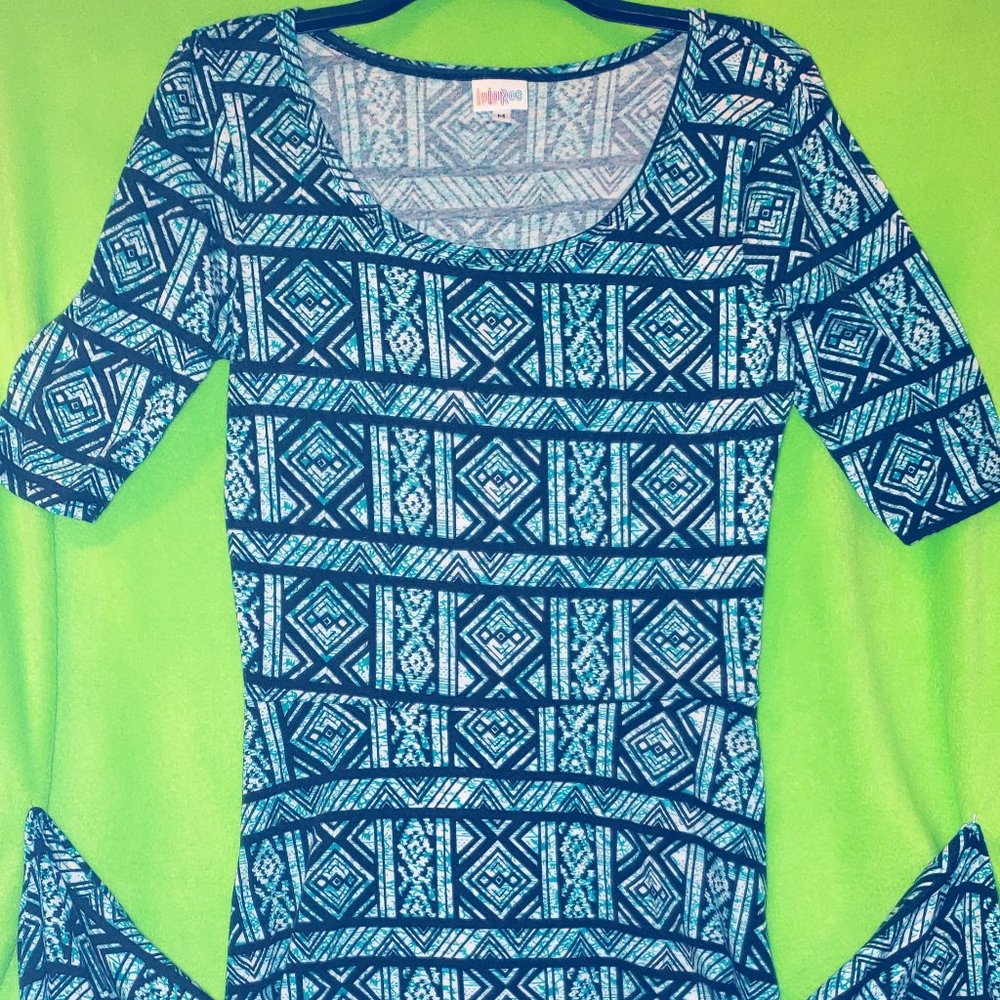 Ankle length casual cotton/ poly drees